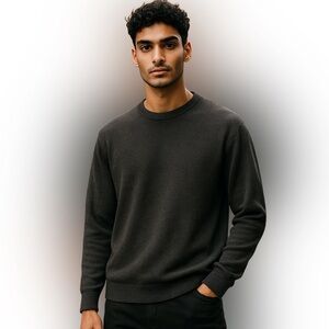 BRITCHES GREAT OUTDOORS Mens Pullover Large Crew neck sweater Gray Office